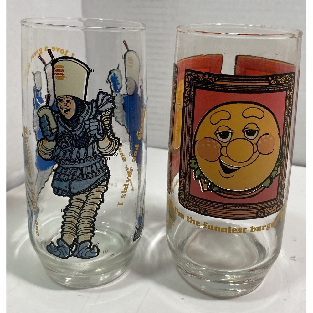 Vintage Burger King 1979 Collector's Series Set Of 2
